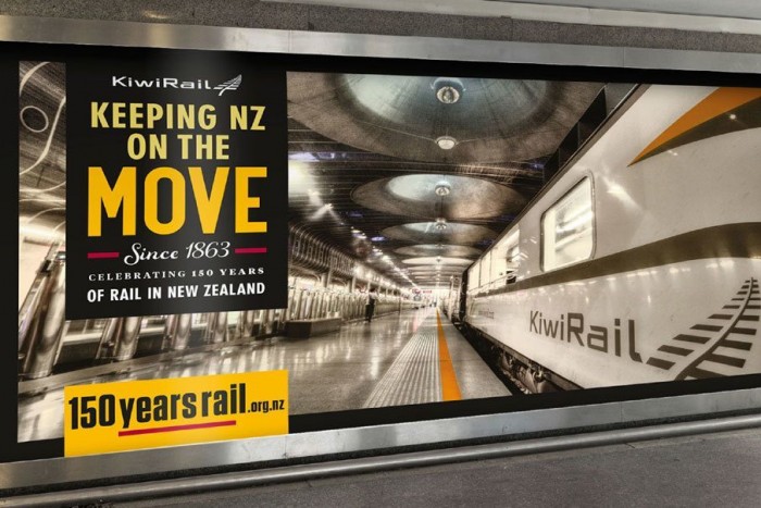 KiwiRail 150 Years Brand