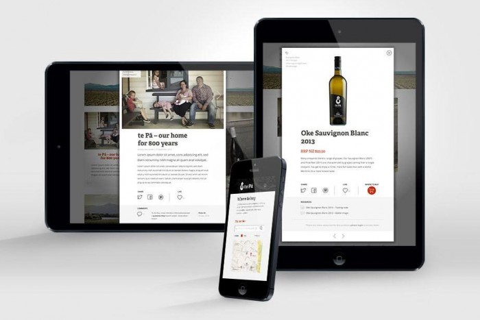 te Pā Wines Website